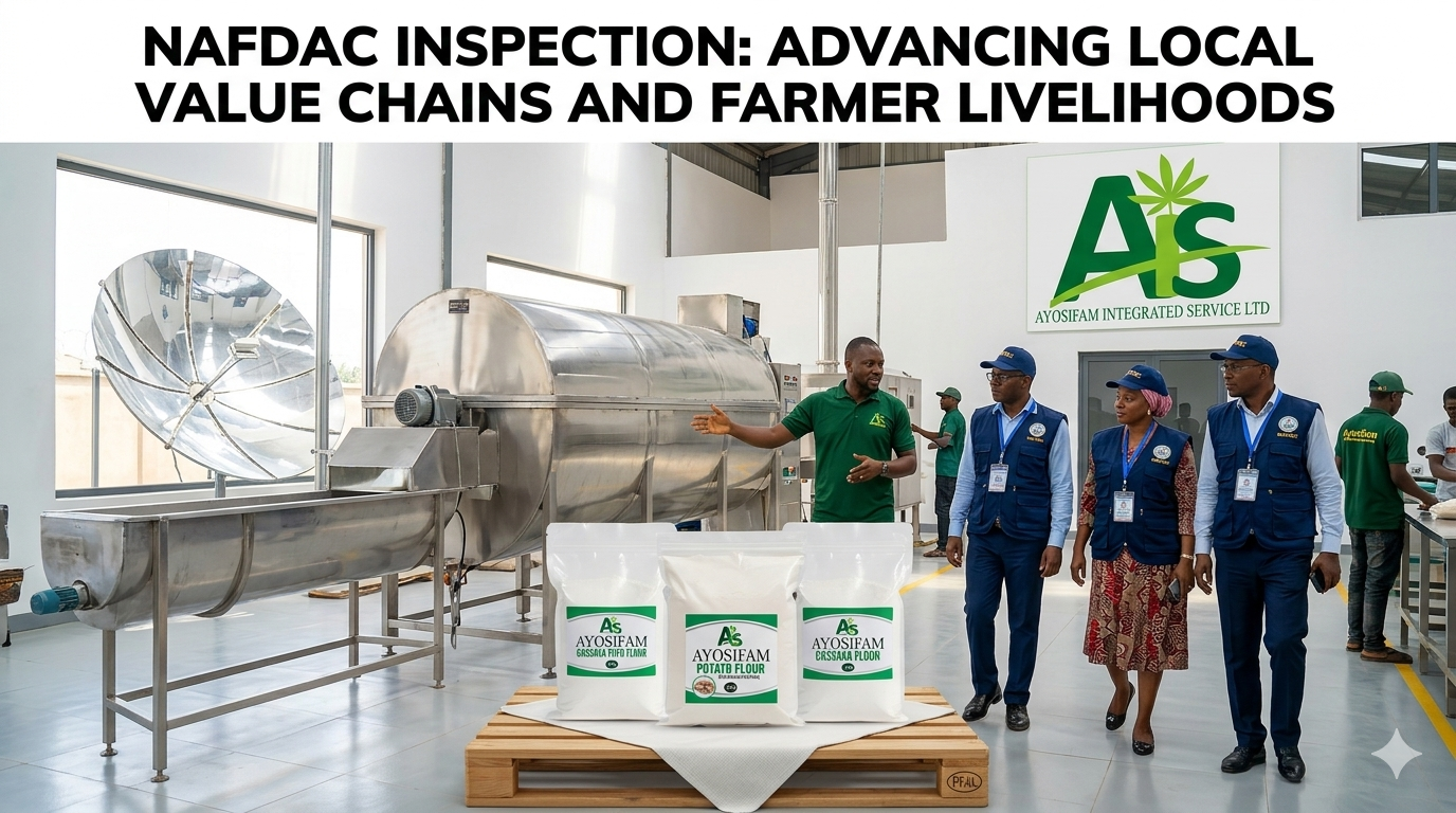 NAFDAC officilas visit to Ayosifam