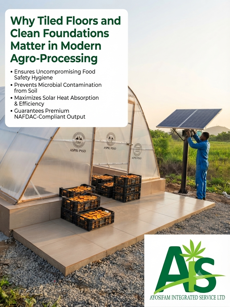 Why Tiled Floors and Clean Foundations Matter in Modern Agro-Processing