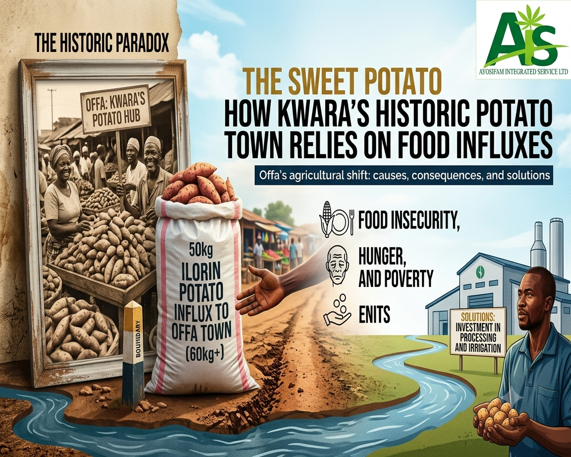The Sweet Potato Paradox: How Kwara’s Historic Potato Town Now Relies on Food Influxes—And What We Must Do About It