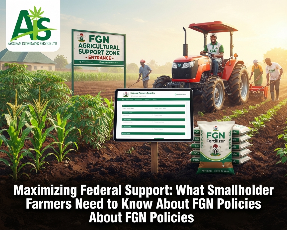 Maximizing Federal Support: What Smallholder Farmers Need to Know About FGN Policies Ayosifam