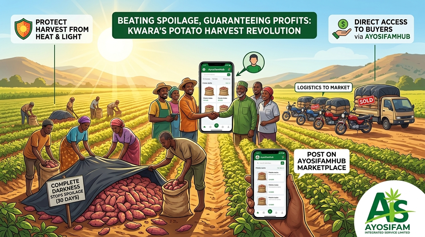Sunny Days in Kwara: How Smallholder Potato Farmers Can Beat the Heat and Save Their Harvest